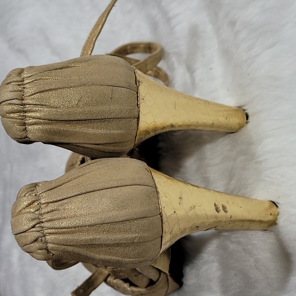 ♥️Auth GUCCI sandals Sexy Elegant block shoe sz 36.5 C ♥️ - Picture 5 of 16